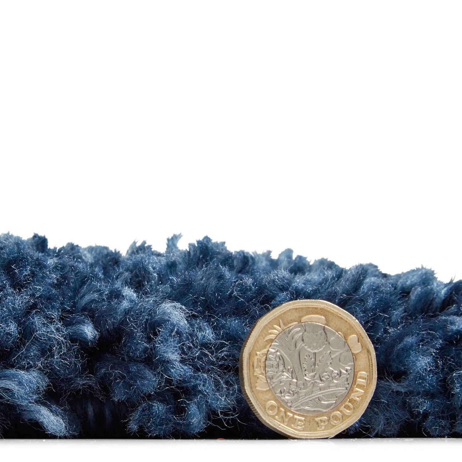 Sierra 9000 Dark Blue Shaggy Rug 2 Sierra 9000 Dark Blue Shaggy Rug - Image 2