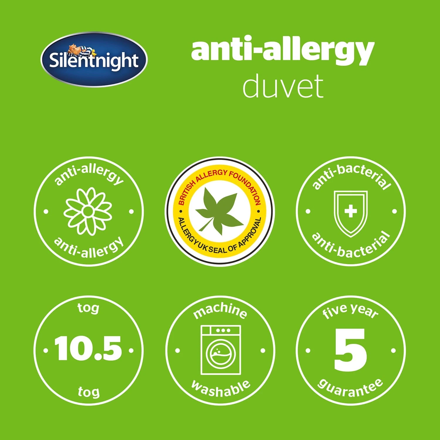 Silentnight Anti-Allergy 10.5 Tog Duvet 9 Silentnight Anti-Allergy 10.5 Tog Duvet - Image 9