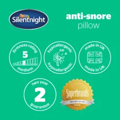 Silentnight Anti-Snore Pillow - Medium Support -Julian Charles SilentnightAnti SnorePillow 9