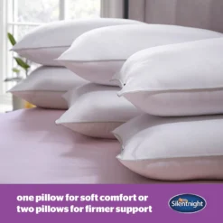 Silentnight Deep Sleep Pillows (6 Pack) - Medium Support -Julian Charles SilentnightDeepSleep6Pillows 4