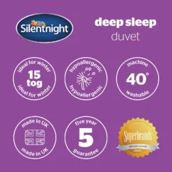 Silentnight Deep Sleep 15 Tog Duvet -Julian Charles SilentnightDeepSleepDuvet 15Tog 8