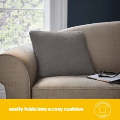 Silentnight Snugsie Charcoal Grey Wearable Blanket Throw -Julian Charles SilentnightSnugsieWearableBlanket Charcoal 4