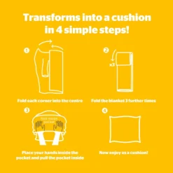 Silentnight Snugsie Charcoal Grey Wearable Blanket Throw -Julian Charles SilentnightSnugsieWearableBlanket Charcoal 5