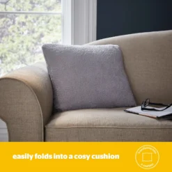 Silentnight Snugsie Silver Grey Wearable Blanket Throw -Julian Charles SilentnightSnugsieWearableBlanket Silver 4