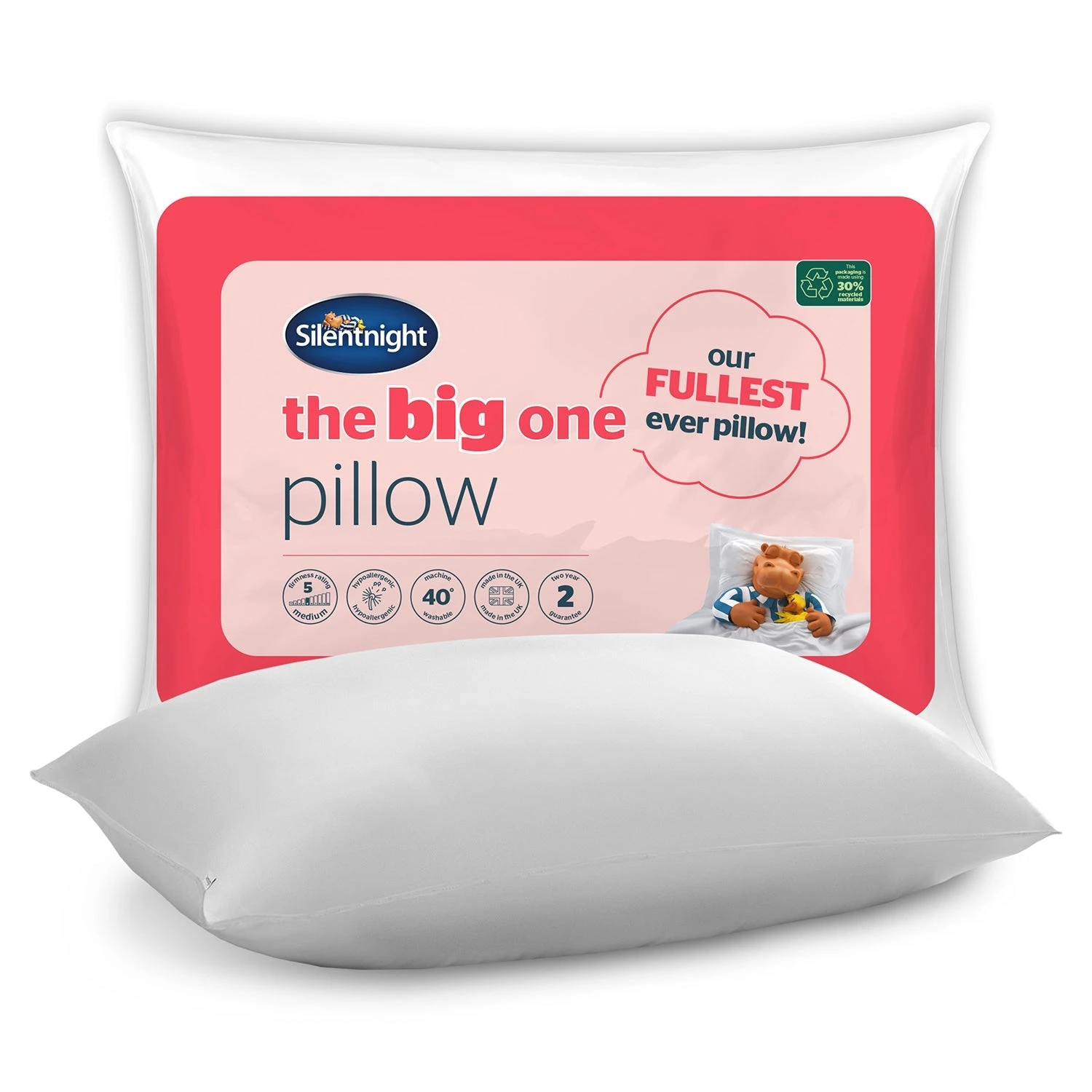 Silentnight The Big One Pillow - Medium Support 1 Silentnight The Big One Pillow - Medium Support