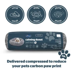 Silentnight Calming Donut Pet Bed -Julian Charles SilentnnightCalmingDonutPetBed ML 6