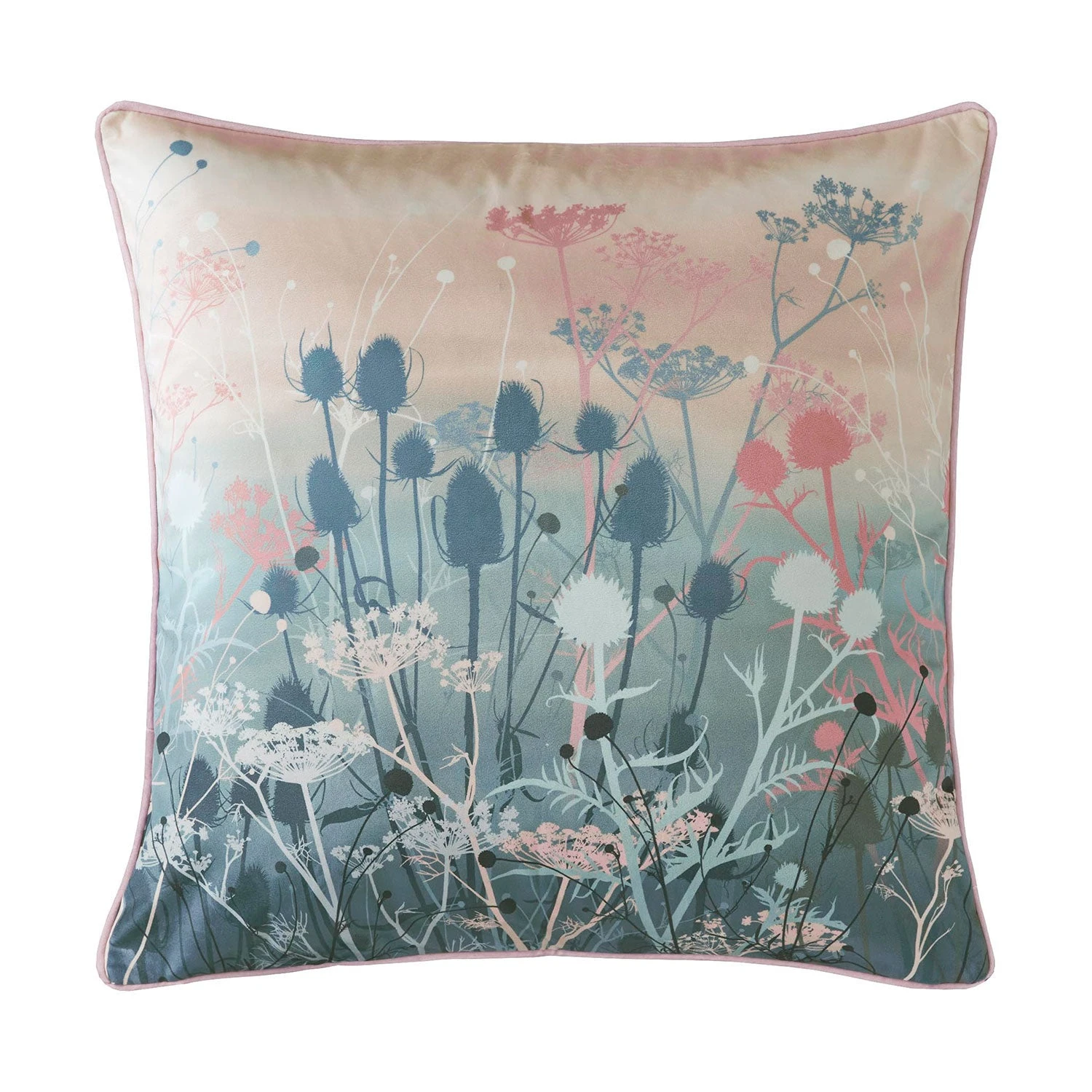 Clarissa Hulse Tania's Garden Velvet Feather Cushion (50cm X 50cm) 1 Clarissa Hulse Tania's Garden Velvet Feather Cushion (50cm X 50cm)