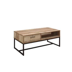 Urban Rustic 1 Drawer Coffee Table -Julian Charles URB1CTRUS Urban1DrawerCoffeeTable AN RS on white