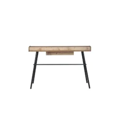 Urban Rustic 1 Drawer Office Desk With Shelf -Julian Charles URB1DODSRUS Urban1DrawStudyDesk BK