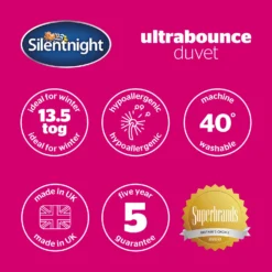 Silentnight Ultrabounce 13.5 Tog Duvet -Julian Charles UltrabounceDuvet135TogAllSizes9