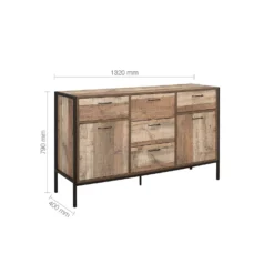 Urban Rustic Large Sideboard -Julian Charles Urban LargeSideboard