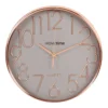 Hometime Round Rose Gold Wall Clock (30cm)