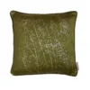 Clarissa Hulse Whispering Grass Olive Velvet Cushion (43cm X 43cm)