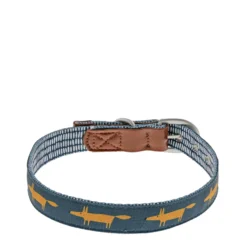 Scion Mr Fox Midnight Large Dog Collar