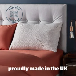 Silentnight Wellbeing Copper Infused Pillow - Medium Support -Julian Charles copperpl 061411 5