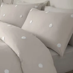 Dot Garden Natural 100% Cotton Duvet Set 6 Dot Garden Natural 100% Cotton Duvet Set -Julian Charles dot garden linen with white dots 13