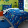 Game Blue Glow-in-the-Dark Kids Duvet Set