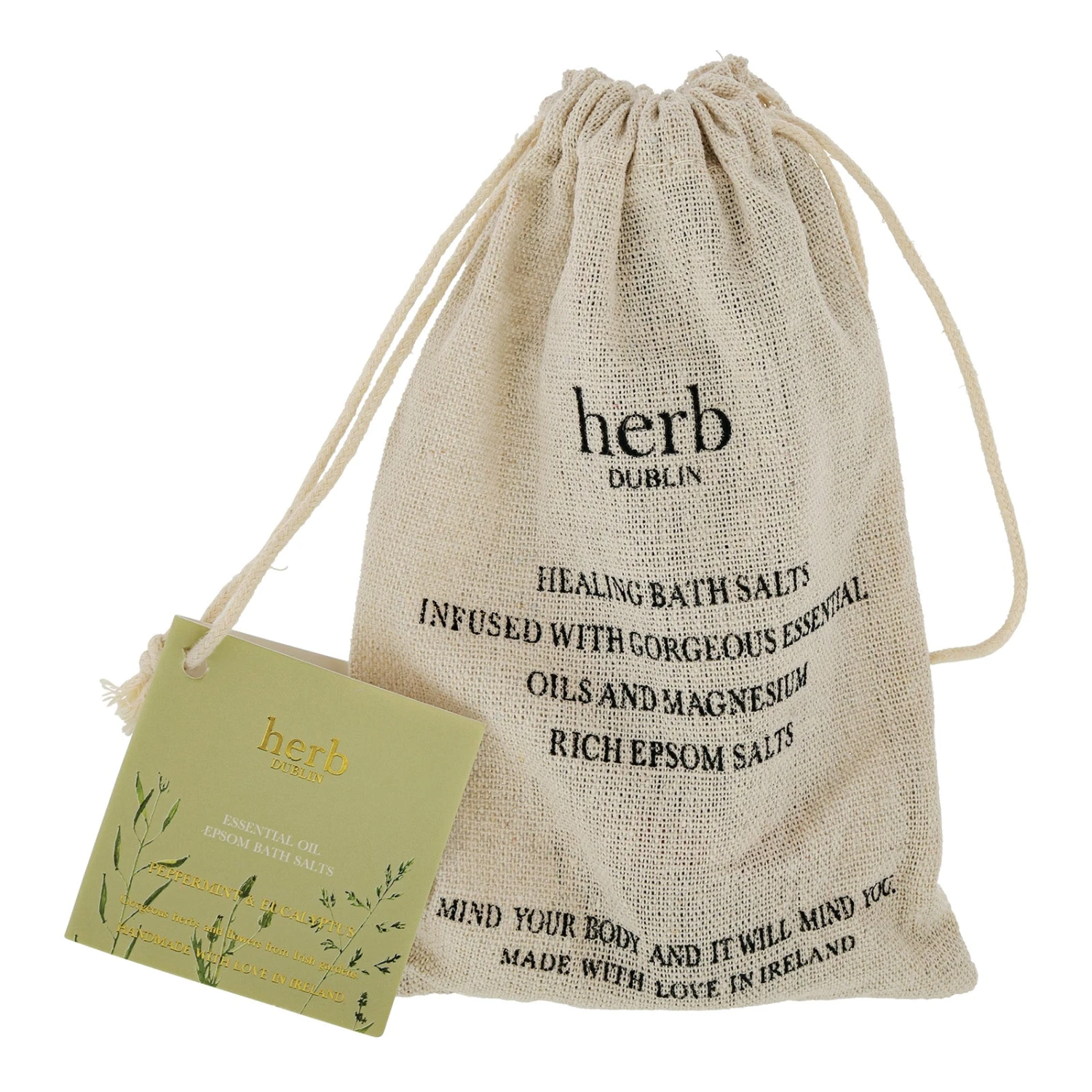 Herb Dublin Peppermint And Eucalyptus Bath Salts Jar 5 Herb Dublin Peppermint And Eucalyptus Bath Salts Jar - Image 5