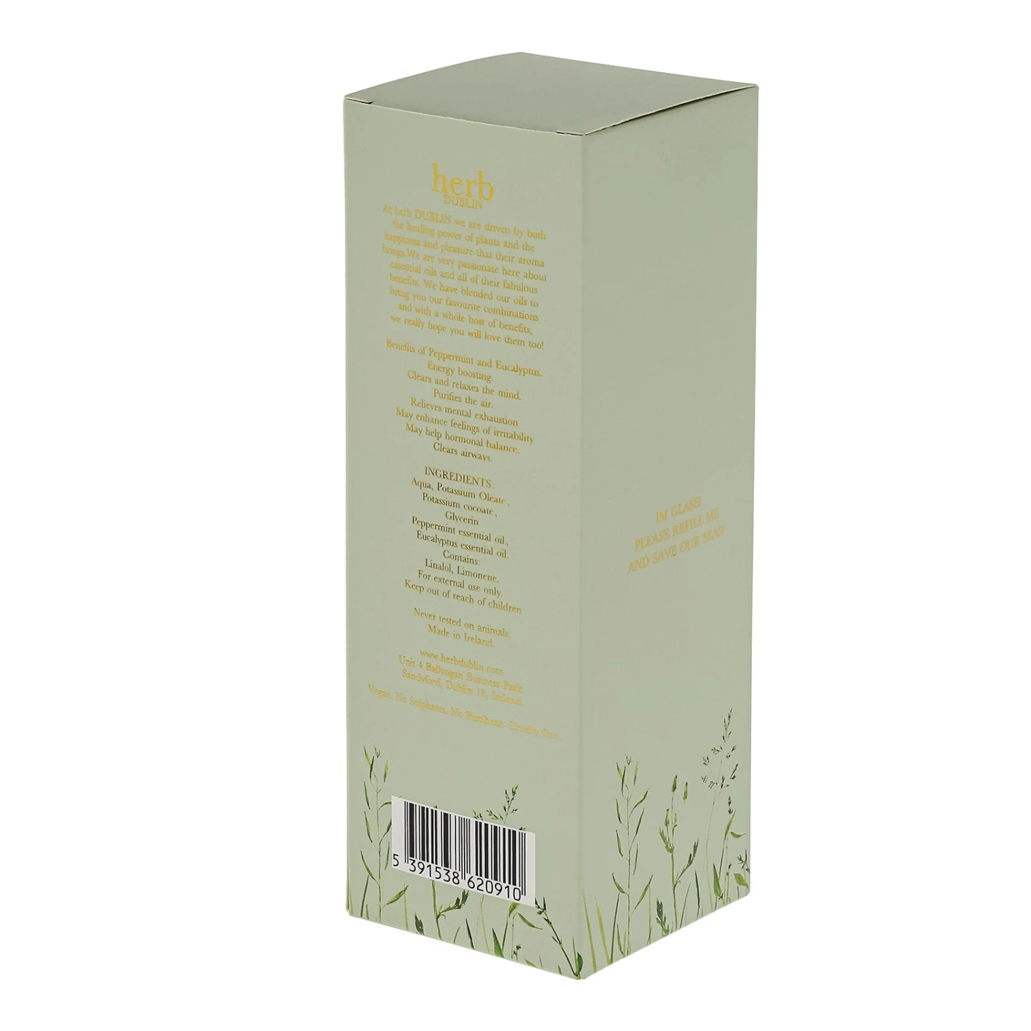 Herb Dublin Peppermint And Eucalyptus Hand Wash 5 Herb Dublin Peppermint And Eucalyptus Hand Wash - Image 5