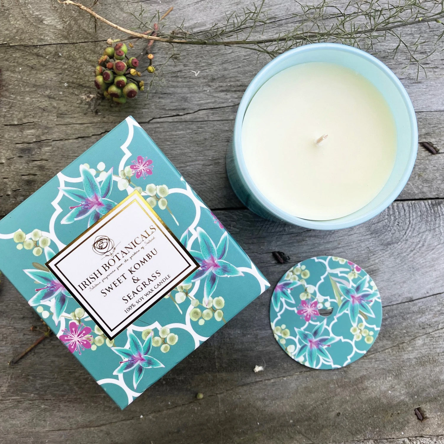 Irish Botanicals Kombu And Irish Seagrass Candle 1 Irish Botanicals Kombu And Irish Seagrass Candle