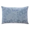 Paisley Chambray Blue Luxury Jacquard Housewife Pillowcases (Pair)