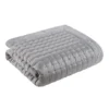Regency Silver Quilted Pintuck Throw (240cm X 160cm)