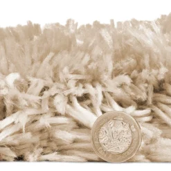 Polar Beige Shaggy Rug -Julian Charles polar pl 95 beige 7