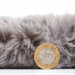 Super Teddy Grey Shaggy Rug -Julian Charles super teddy grey 7